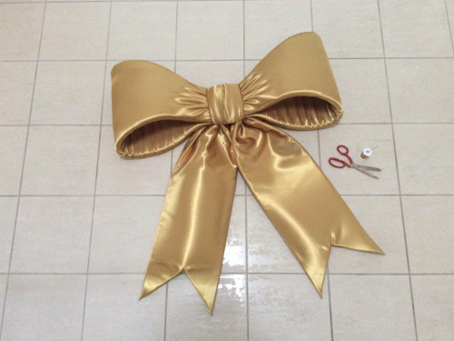 Gold 60cm satin